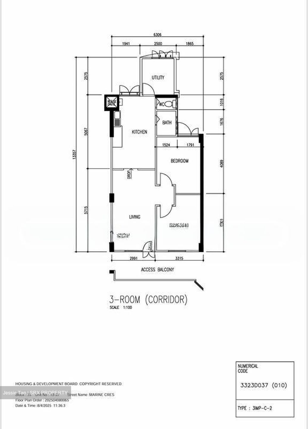 Blk 33 Marine Crescent Ville (Marine Parade), HDB 3 Rooms #495806191